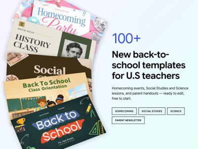 MiriCanvas Expands Free Back-to-School Templates for U.S. Teachers