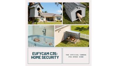 The eufyCam C35 is the Official Security Camera for Homes of All Shapes and Sizes