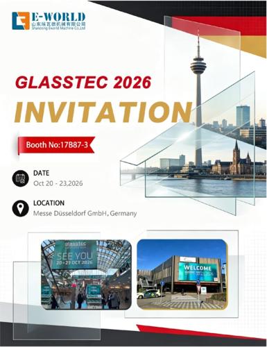 Eworld Machine to Showcase Innovative Glass Processing Technologies at GLASSTEC 2026 in Germany