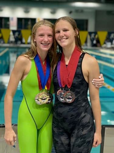 Bryn and Kate Wanner bring home medals for Ocean Pines Swim Team