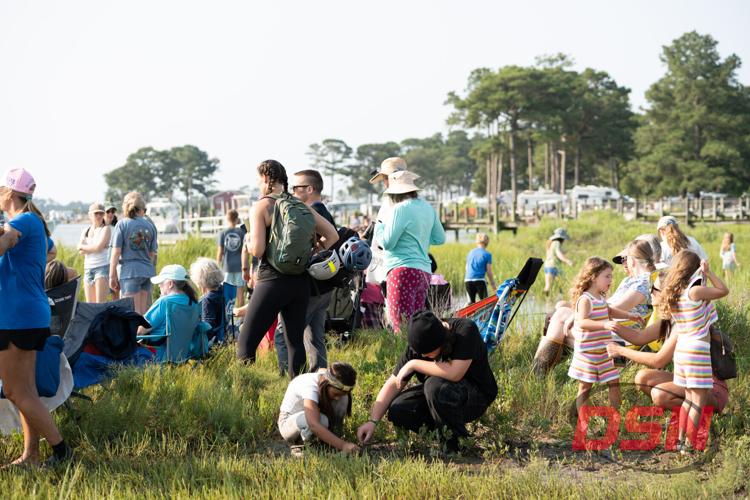 Spectators relaxing on lawn chairs in the marsh grass.jpg