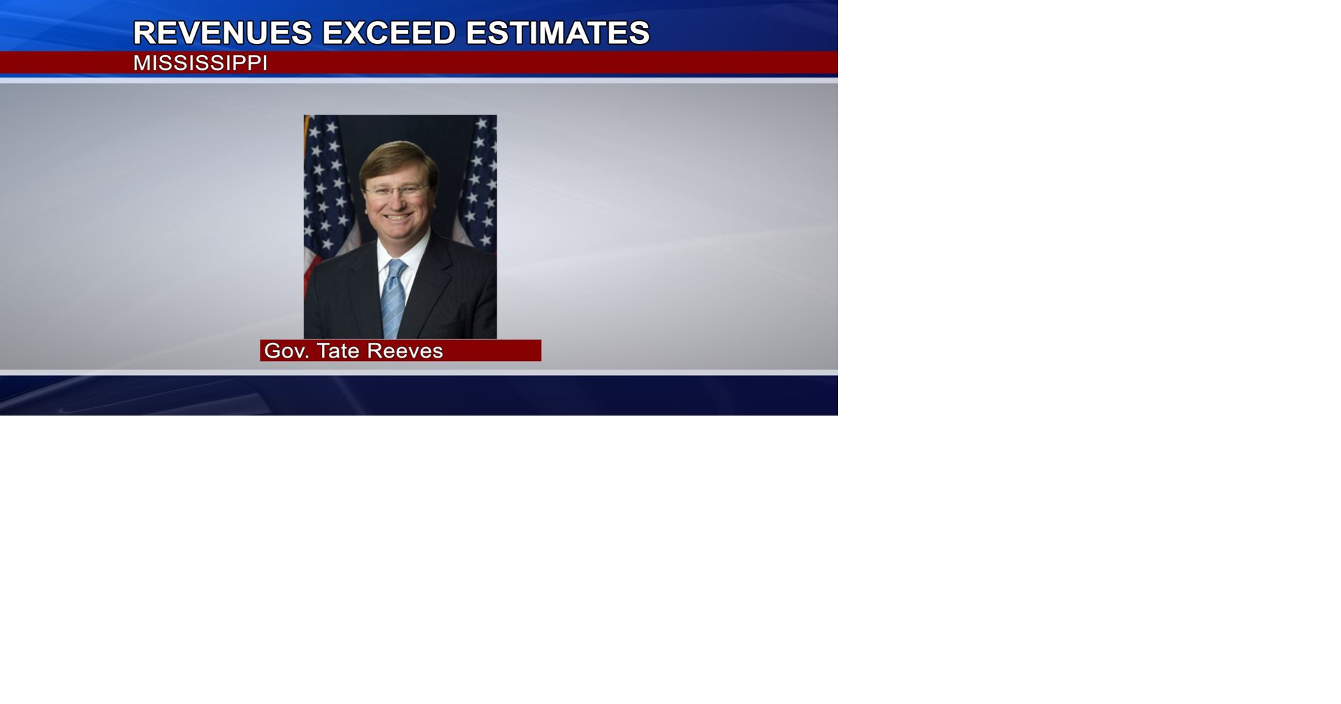 Governor Reeves Highlights Mississippi’s Record Revenue