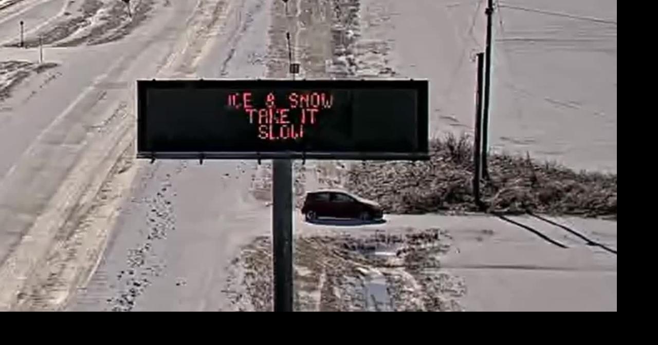 Traffic resumes as ice on roadways melts