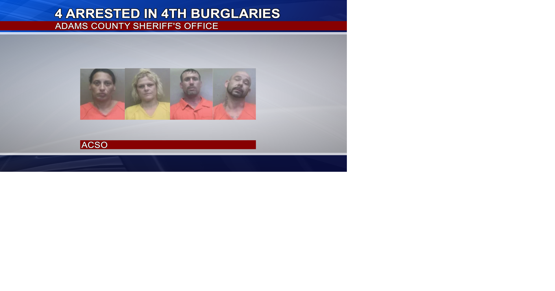 Four people arrested for burglary | Crime | deltanews.tv