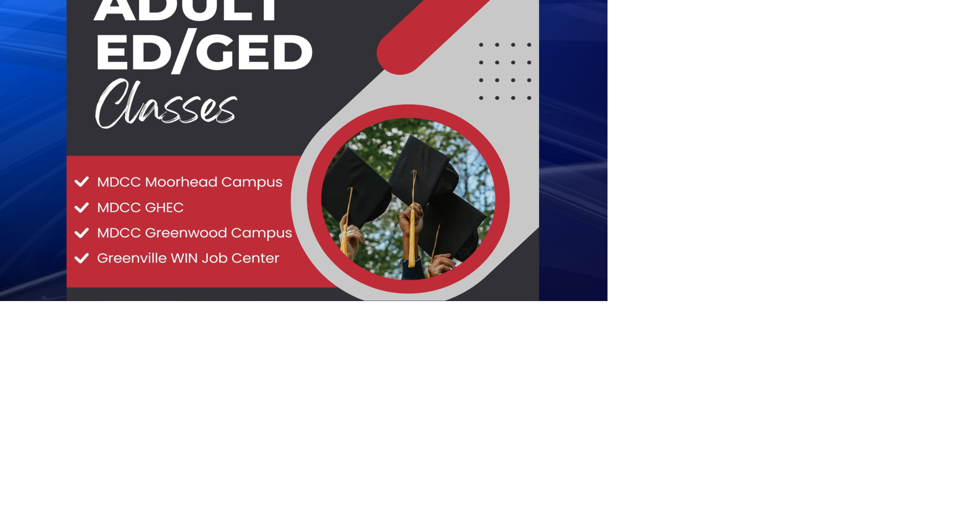 Registration open for free adult education classes