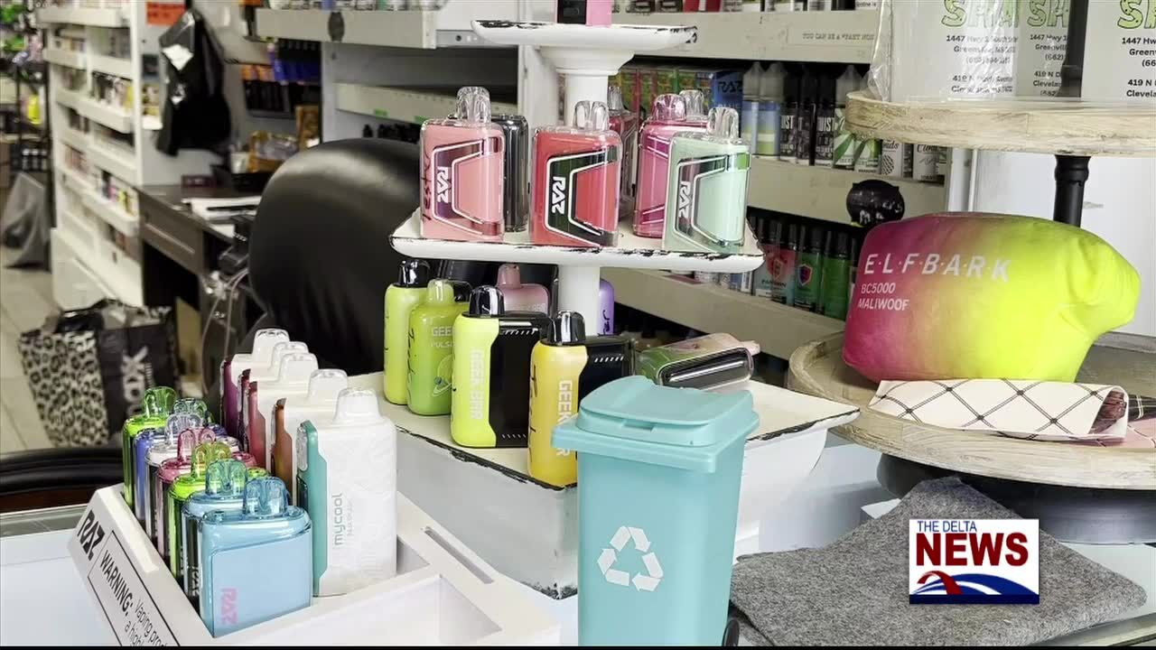 Mississippi's new ban on unapproved disposable nicotine vapes in effect |  News | deltanews.tv