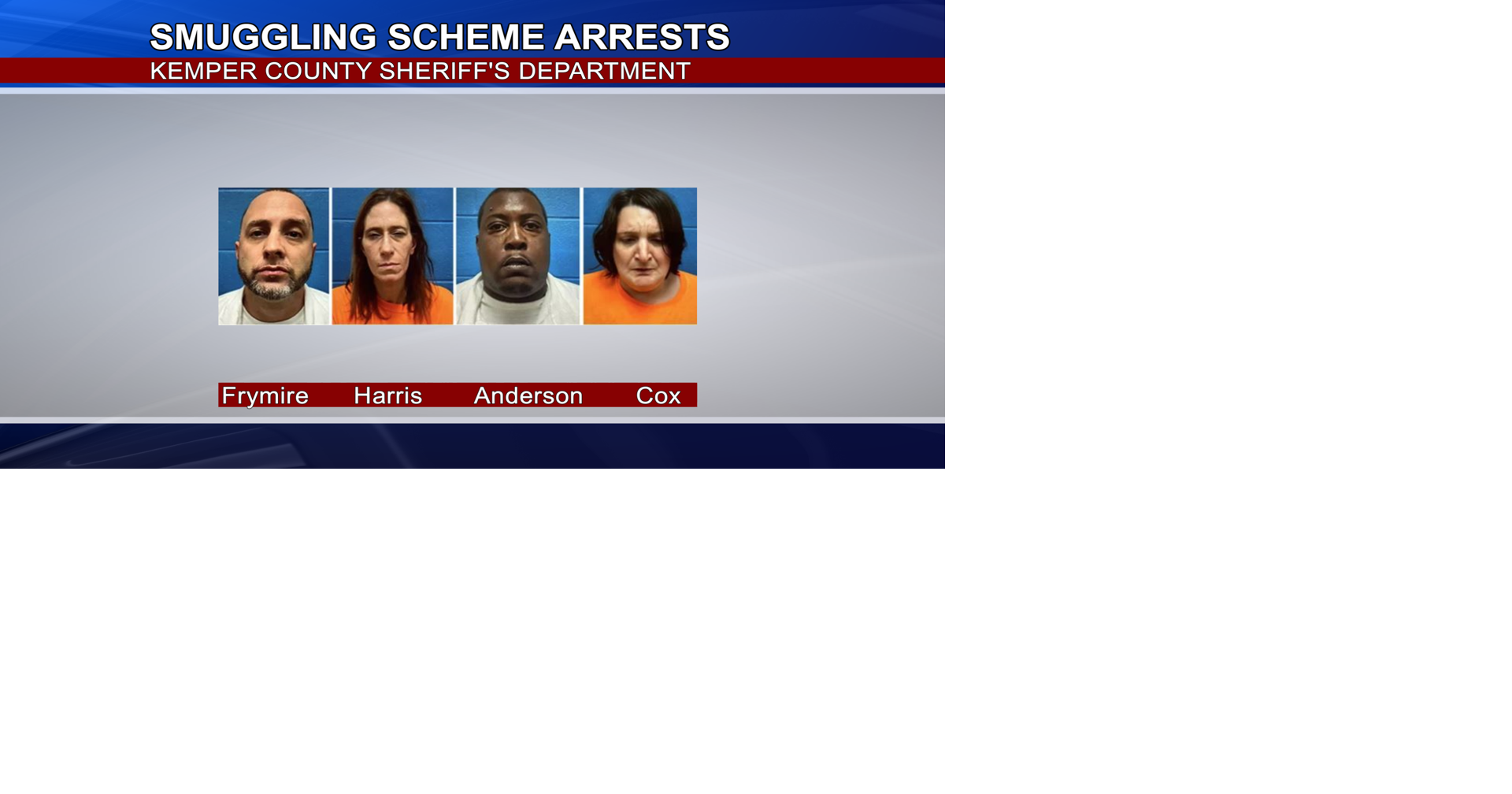 Four people charged with a scheme to smuggle contraband into a ...
