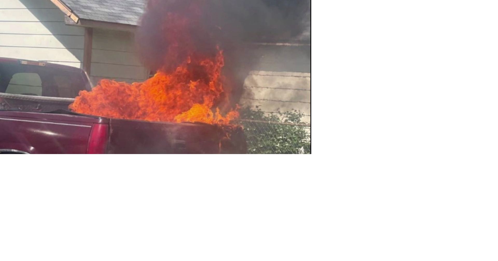 Pick-up Truck Set on Fire | Local News | deltanews.tv