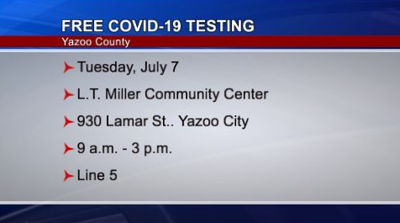 Yazoo County Covid-19 Testing