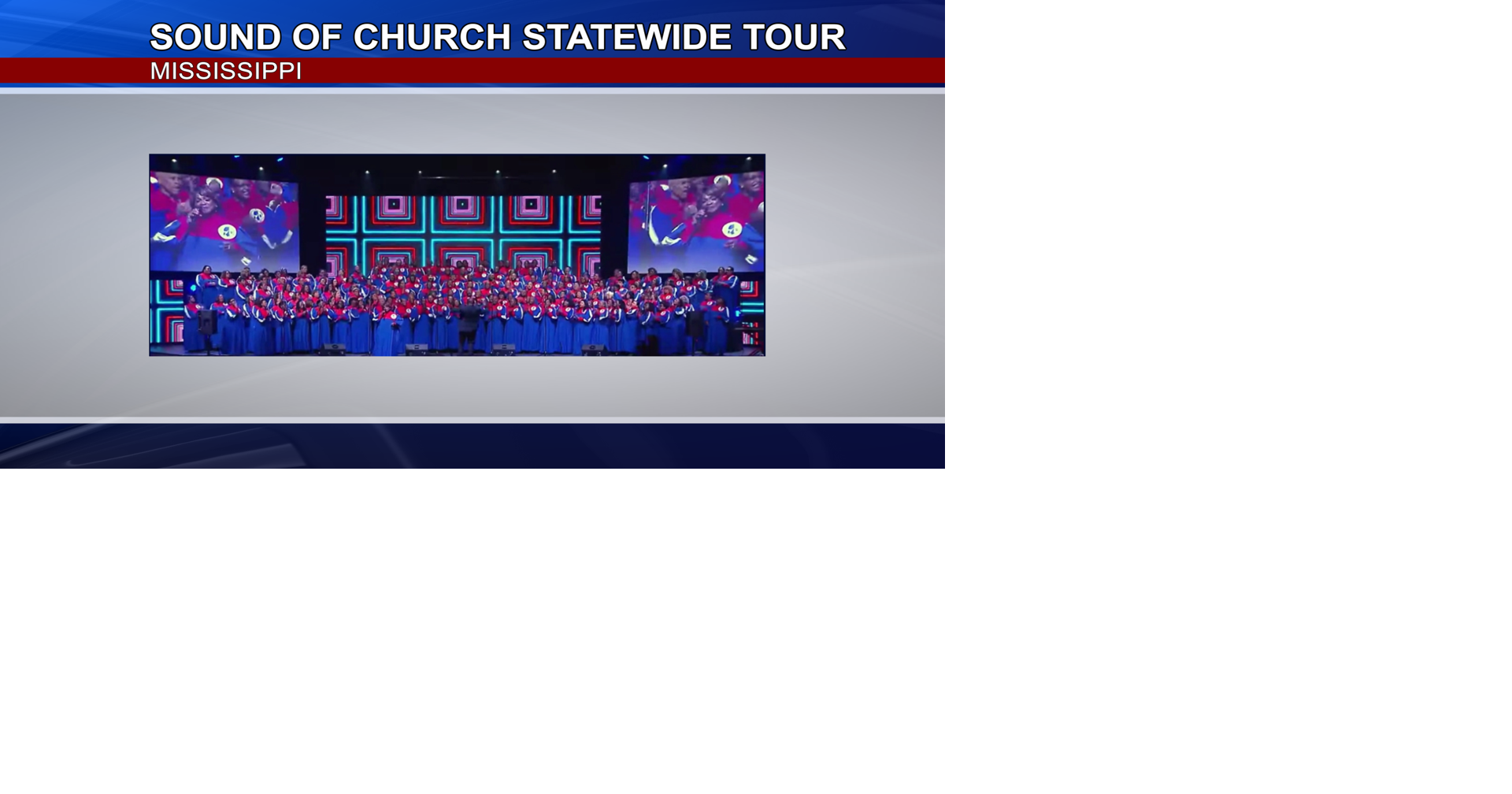 Mississippi Mass Choir tour