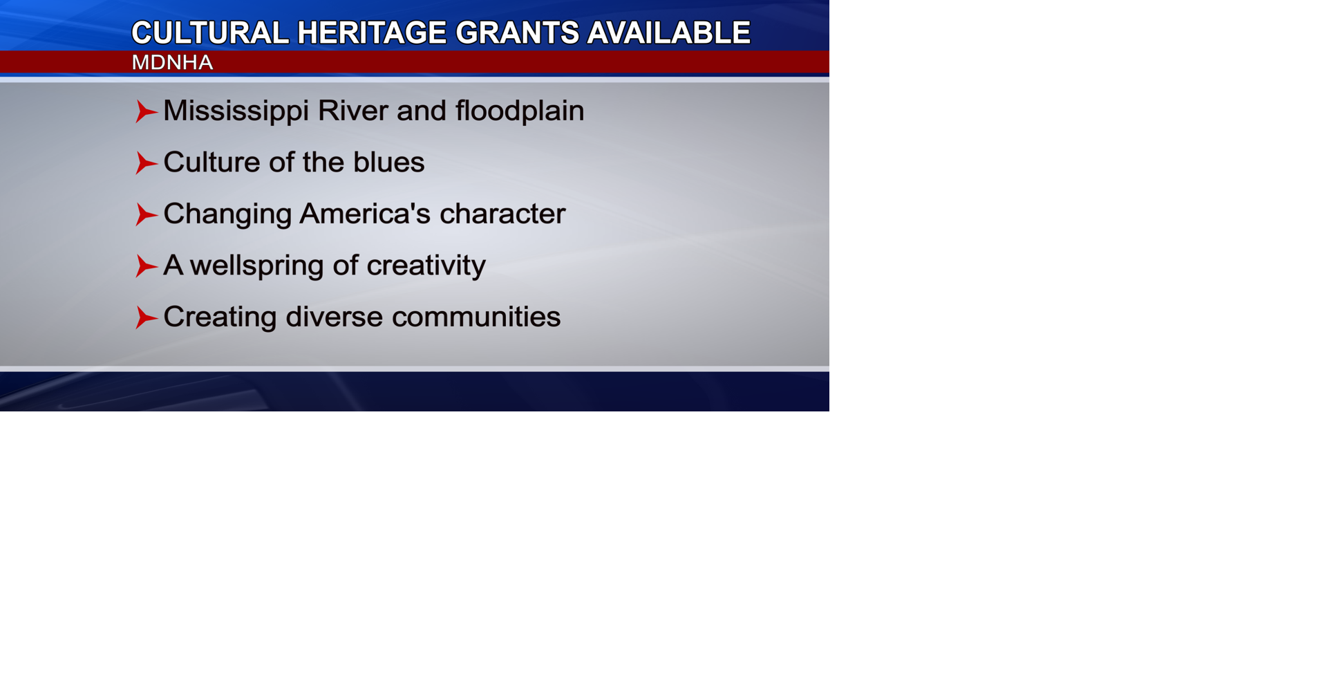 Cultural heritage grants available