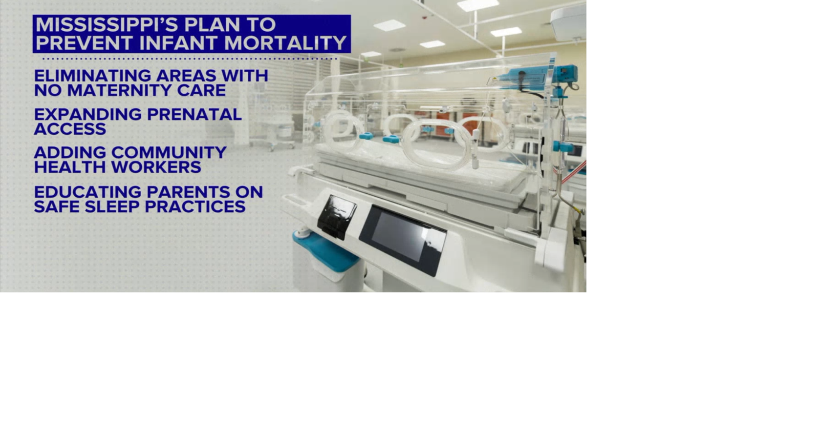 Mississippi Declares Emergency Over Infant Mortality