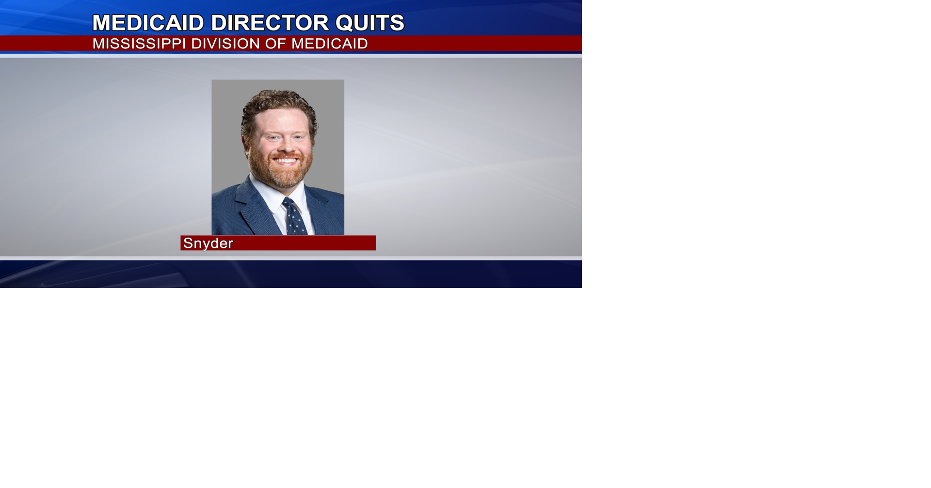 Medicaid Director Quits | Political News | deltanews.tv