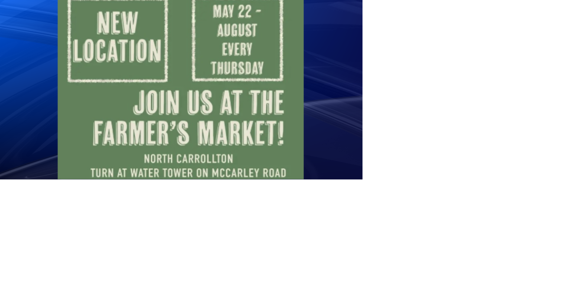 Big Sand Farm Market Kick Off | Local News | deltanews.tv
