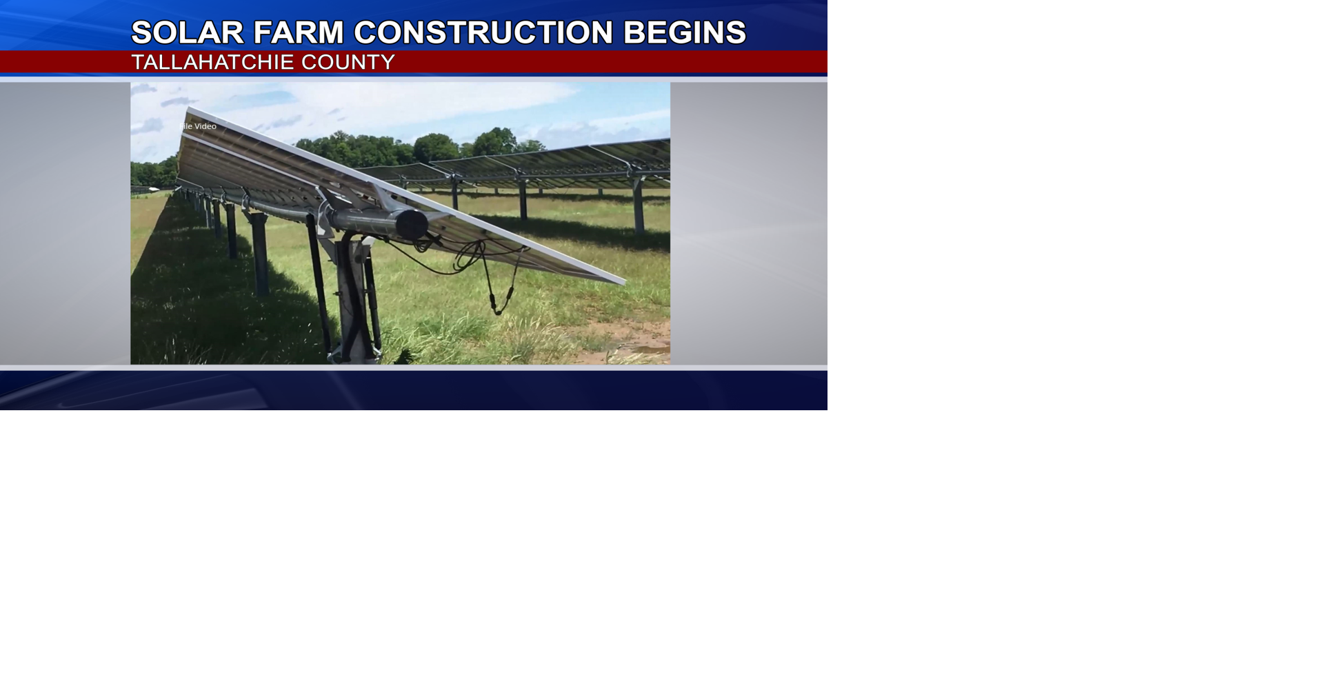 Solar Farm Construction Begins | Regional News | deltanews.tv