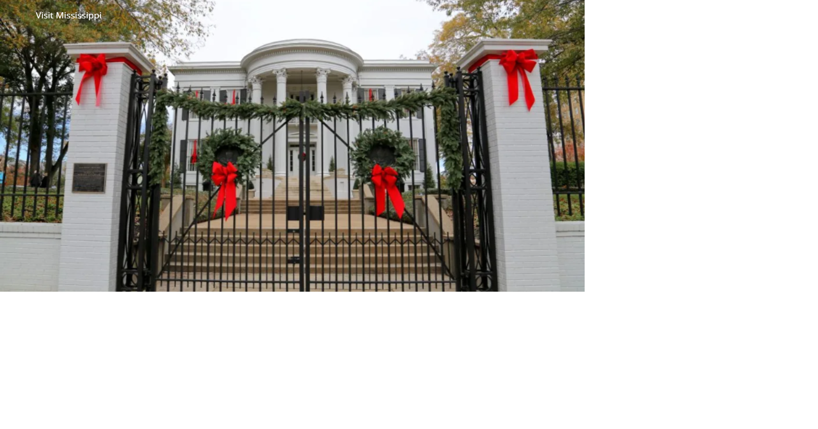 Countdown to Christmas Begins at the Governor’s Mansion