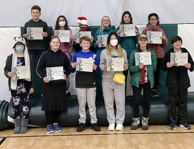 DJH Academic Students of the Month December 2021