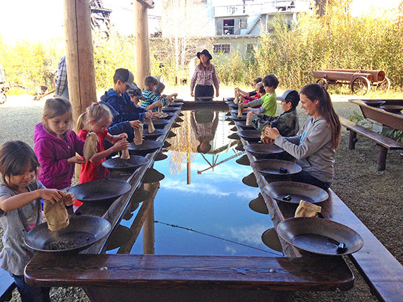 Students Gold Panning