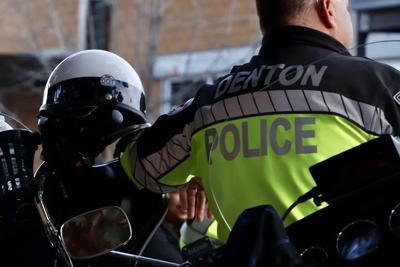 Man allegedly strikes Denton officer over head with flashlight