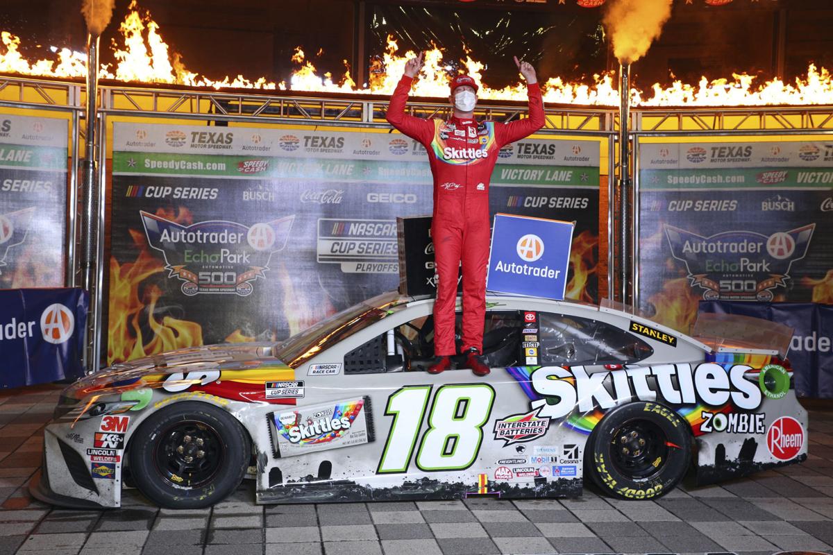 Kyle Busch Emerges From Tms Mist To Nab First Win Of Season Motor Sports Dentonrc Com