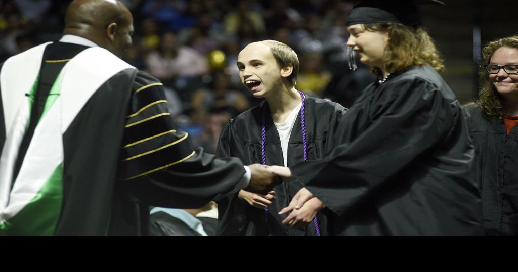 John H. Guyer High School students walked the stage on Friday at the