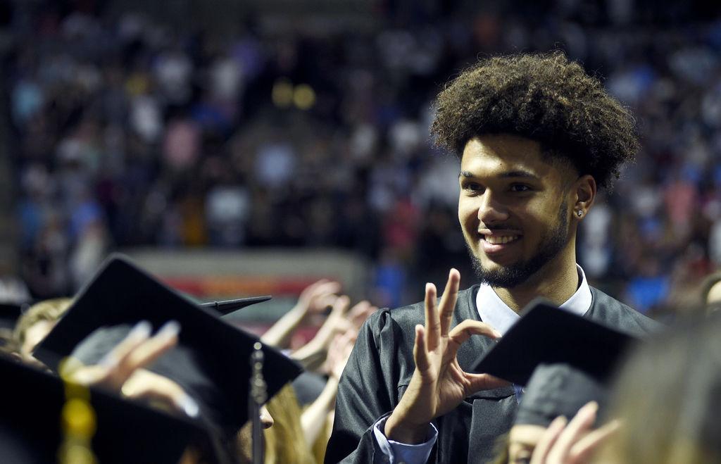 John H. Guyer High School students walked the stage on Friday at the
