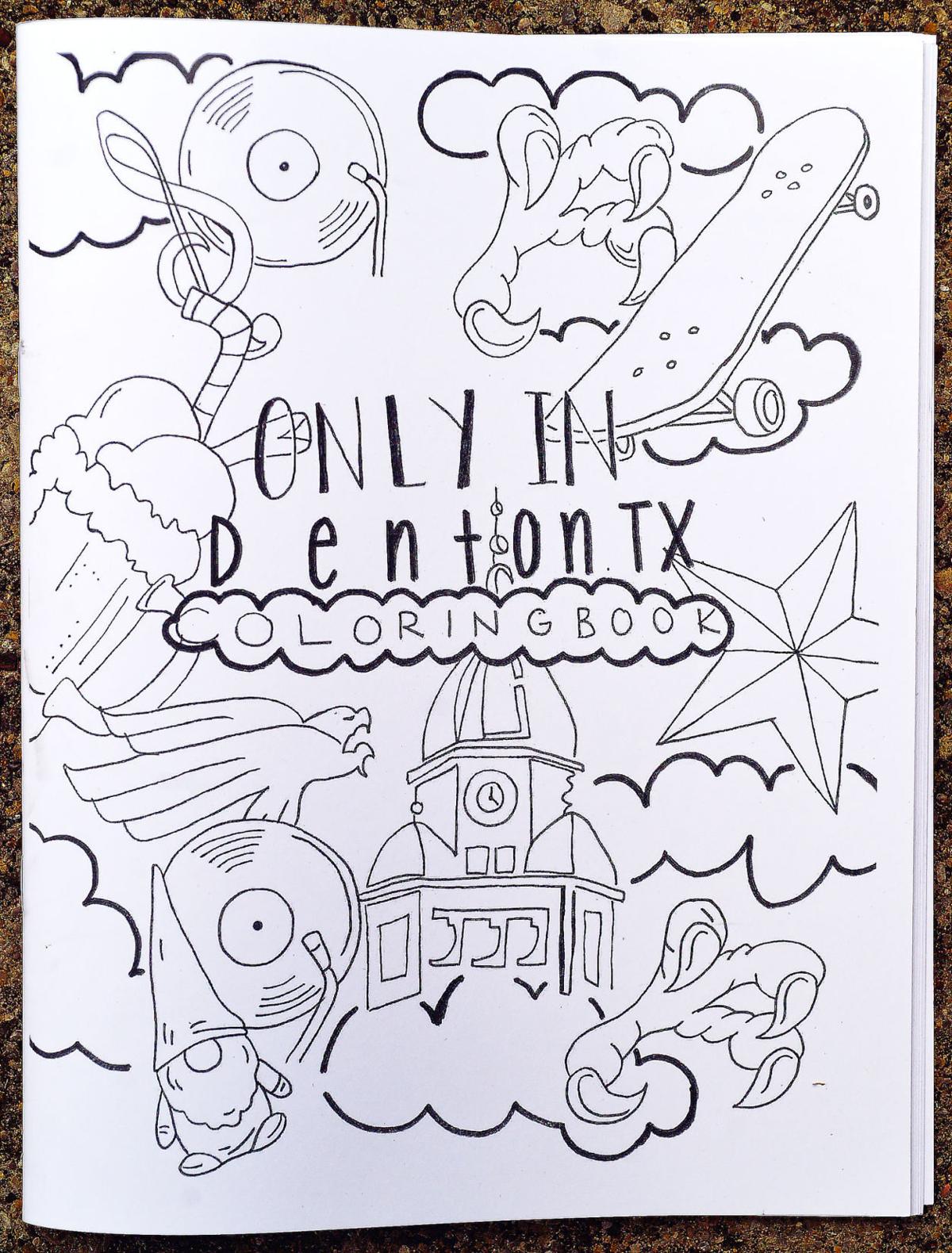 Download High School Art Students Are Selling A Denton Themed Coloring Book To Help Rose Costumes Business Dentonrc Com