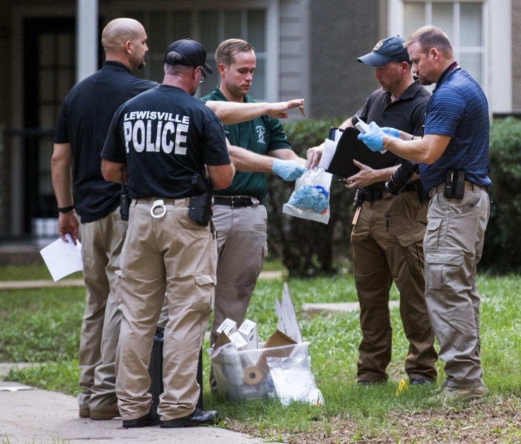Lewisville police Man stabbing, beating his toddler is shot by