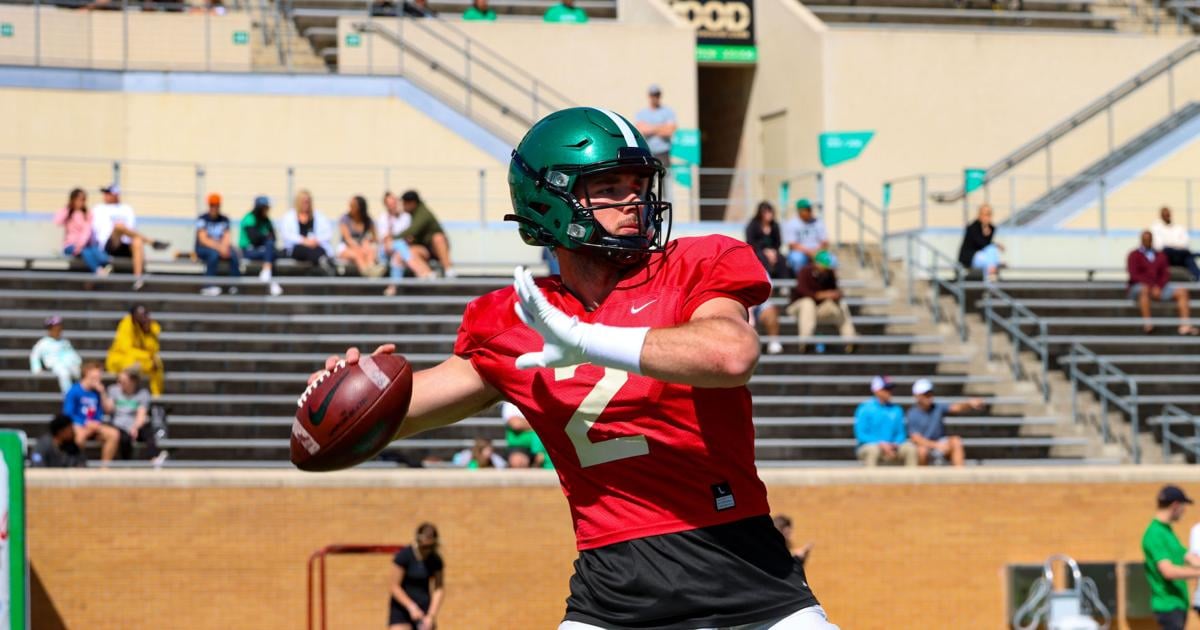 UNT QB Austin Aune solidifies spot atop depth chart with solid