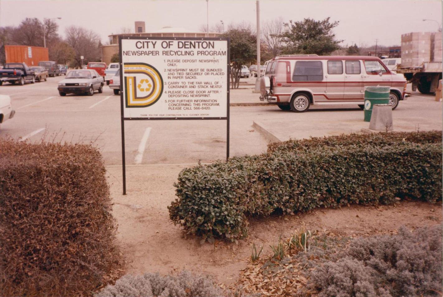 Denton recycling in the 1990s