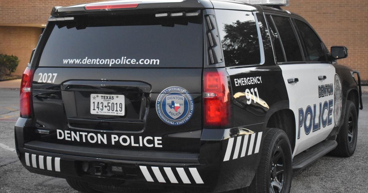 Denton police arrest man accused of striking vehicle in stolen truck