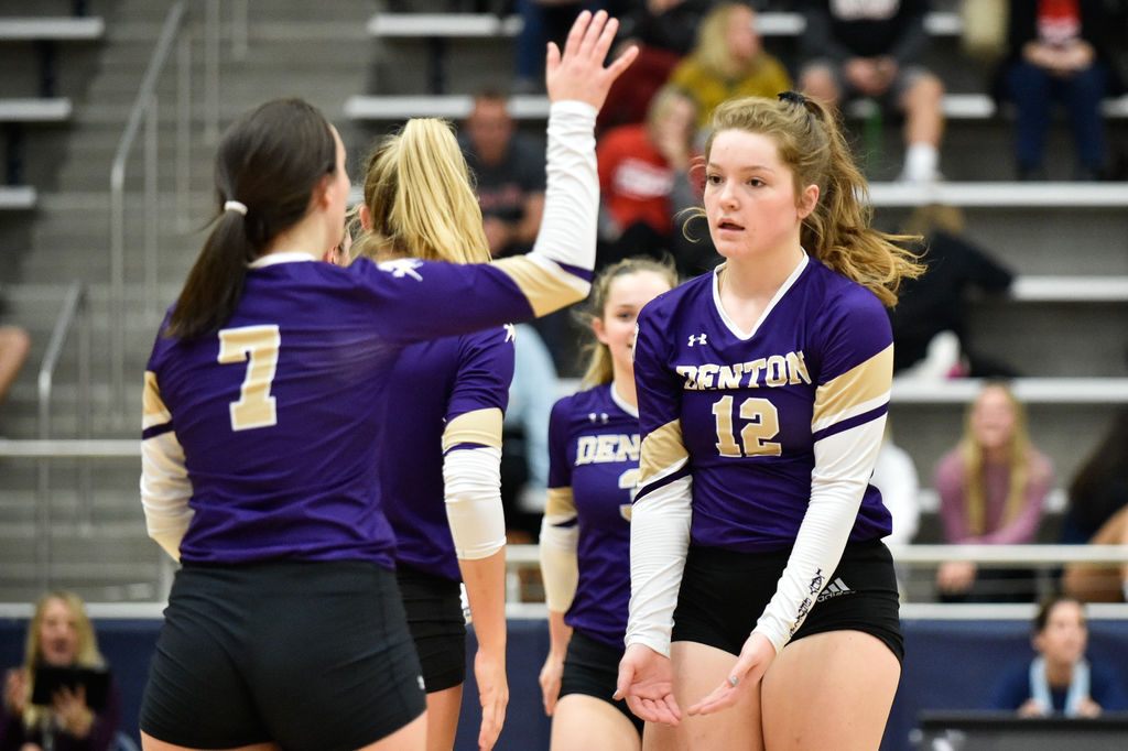 Volleyball Denton wins in four sets to advance Sports