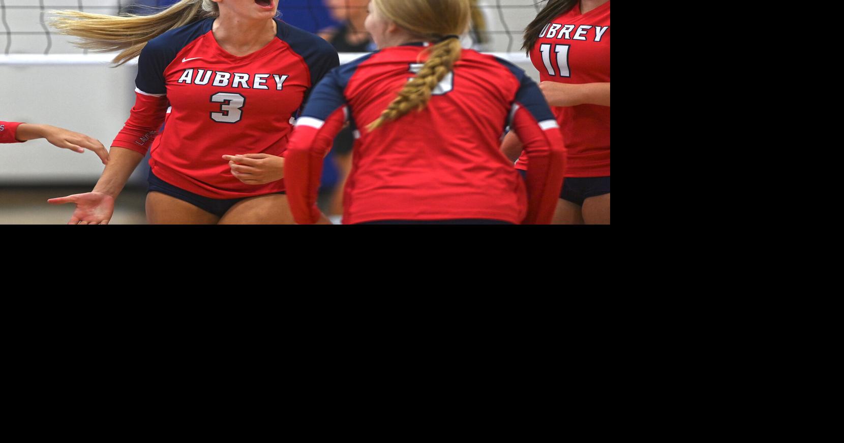 Aubrey fends off Krum as area foes begin volleyball season High