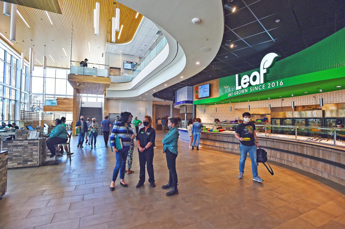 UNT's newest, largest dining hall boasts seven interior restaurants