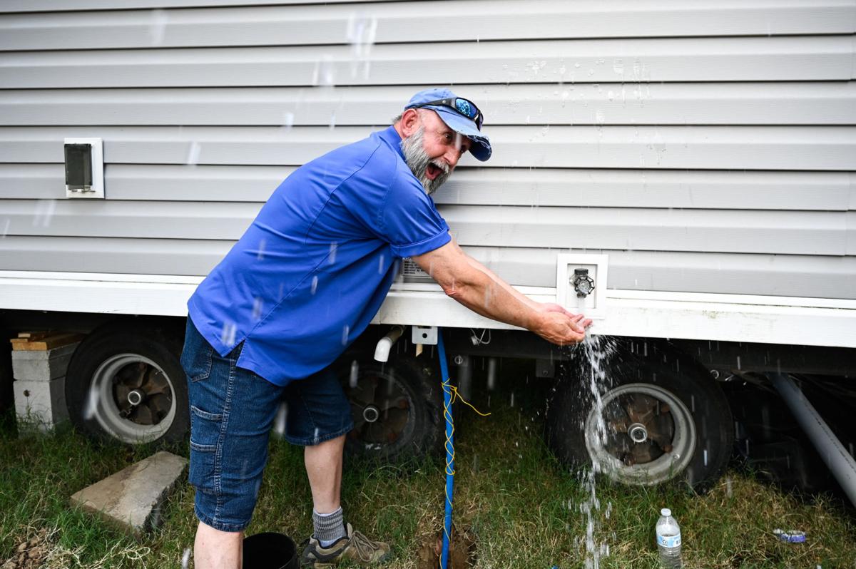 First Family At Green Tree Connects To City Water After Eight Months News Dentonrc Com