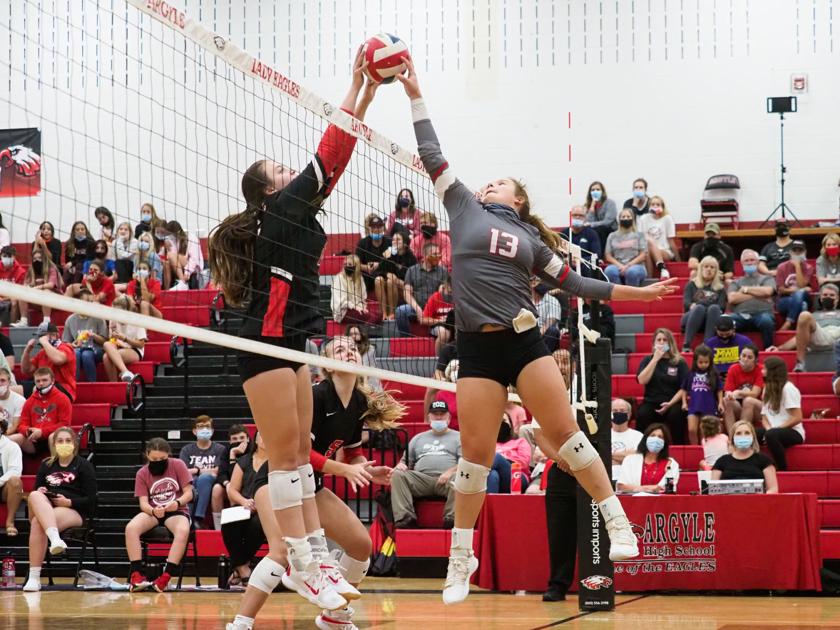 Playoff volleyball match info for Argyle, Aubrey, Krum, Ponder and