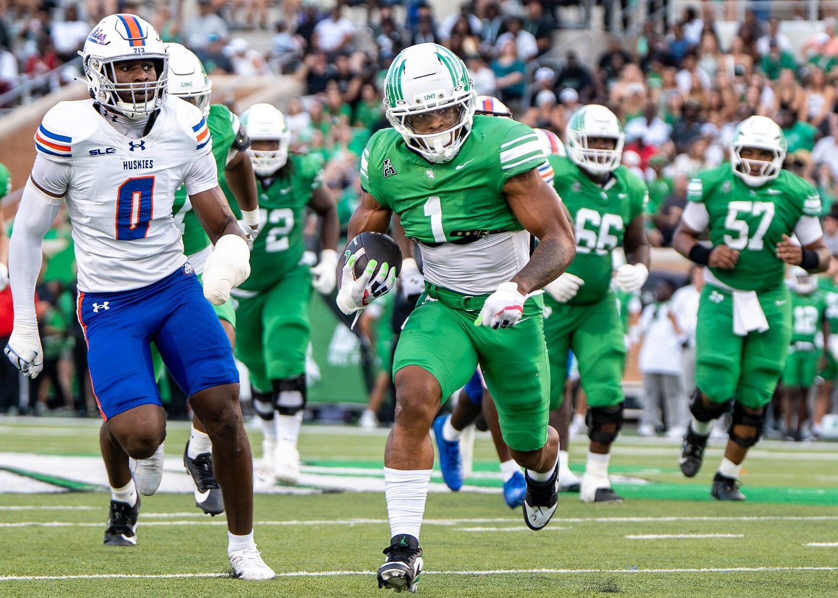 North Texas rolls to win over Houston Christian as conference opener at ...