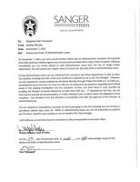 Thompson notice of administrative leave