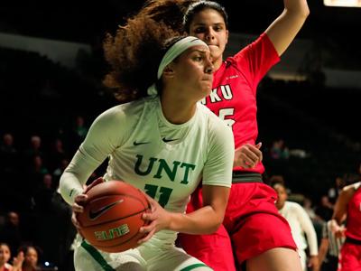 Women S Basketball Shepherd Powers Unt In Key Win Over Wku To