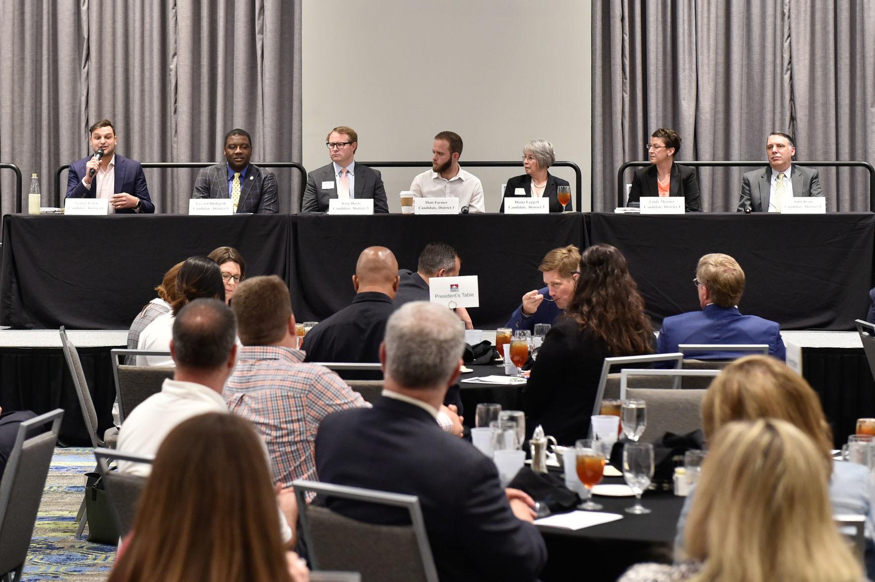 At Denton chamber forum, council candidates talk business Business