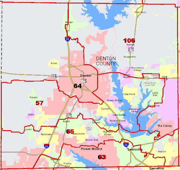 Denton County Precinct Map 2022