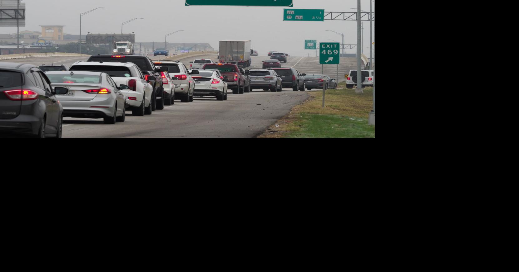 Northbound I-35 ramps at US 380 closed Thursday after butane fire