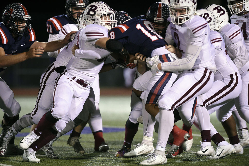 Football Aubrey holds off Bridgeport to clinch fourth straight playoff berth Sports