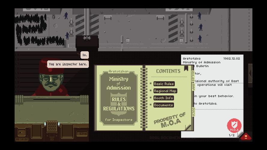 Papers, Please Gameplay Part 2, Day 2 - Terrorist Attack! 