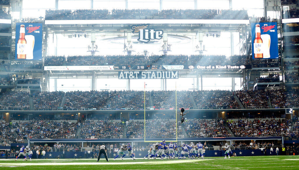 Dallas Cowboys season tickets feature art on display at AT&T Stadium