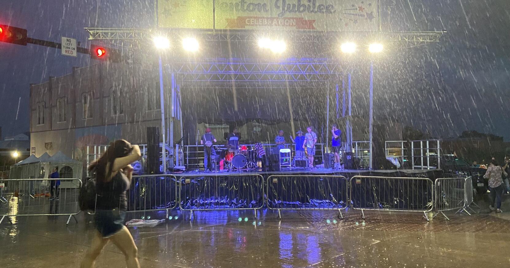 Denton's first July Fourth drone show gets rained out Monday night | Denton - Vimarsana News