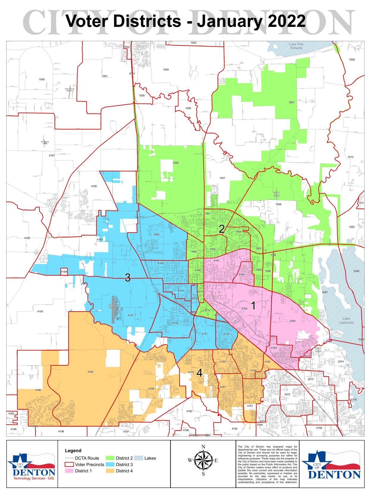 Denton City Council Voting Districts | | Dentonrc.com