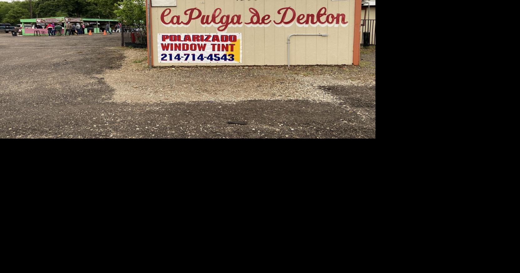 Front of Denton Flea Market dentonrc com