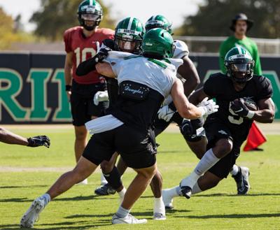 UNM FOOTBALL: 1st scrimmage in the books 