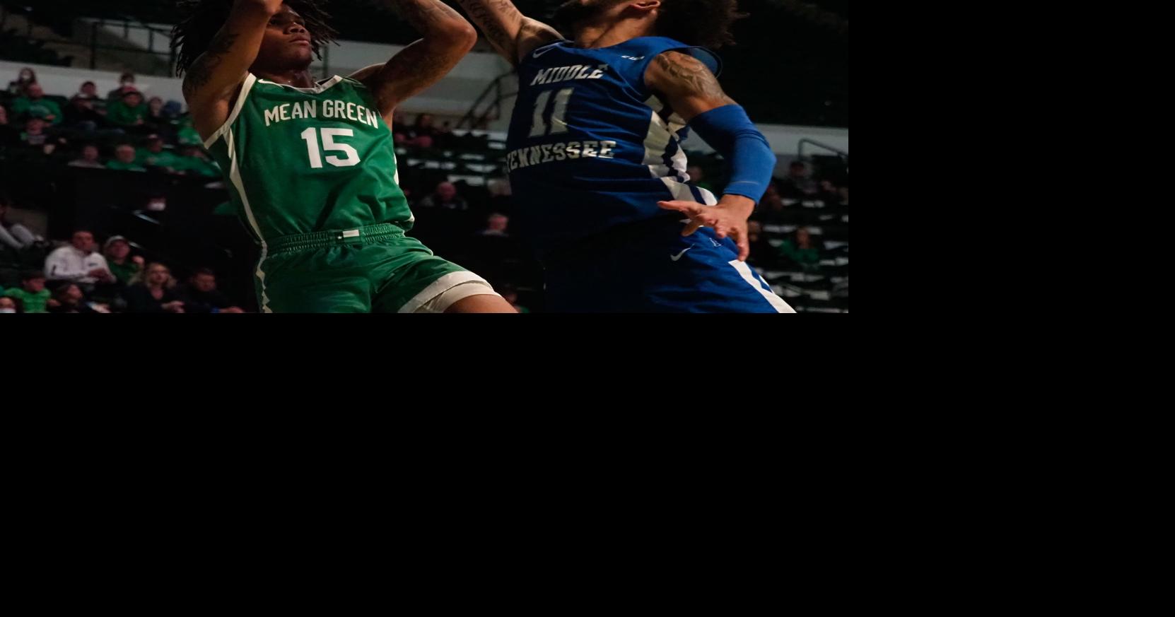 North Texas guard Rubin Jones vs MTSU